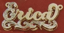 Personalized 14k Gold Overlay Double Name Necklace /c10/ Jewelry Woxpa Woxpa - Jewelry - Woxpa - Jewelry