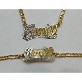 Personalized Baby Christining Baptism Name Bracelet Set /d17/ Jewelry Woxpa Woxpa - Jewelry - Woxpa - Jewelry