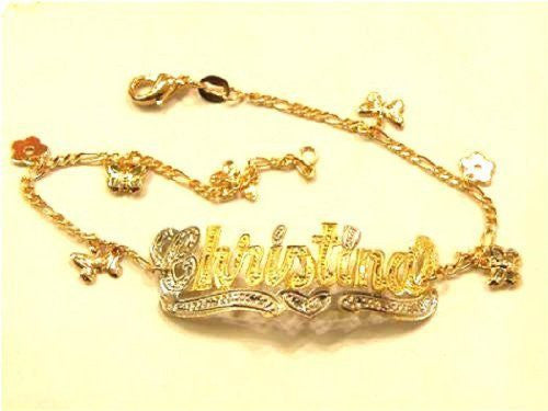 custom gold anklet