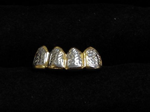Customized 10k Gold Removable Gold Teeth / Caps / Grillz 4 Teeth /h26/ Jewelry Woxpa Woxpa - Jewelry - Woxpa - Jewelry
