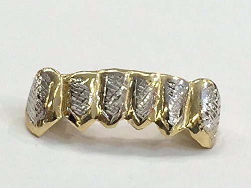 Customized 10k Gold Removable Gold Teeth / Caps / Grillz 6 Teeth /h5/ Jewelry Woxpa Woxpa - Jewelry - Woxpa - Jewelry