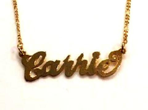 14k Gold Overlay Personalized Two Name Necklace /b27/  Jewelry Woxpa  Woxpa - Jewelry - Woxpa - Jewelry