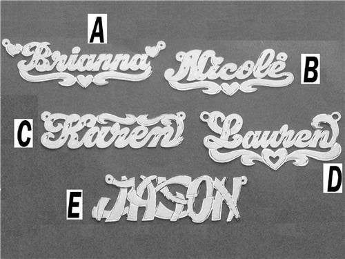 Personalized Silver 925 Any Name Necklace /b44/ Jewelry Woxpa Woxpa - Jewelry - Woxpa - Jewelry