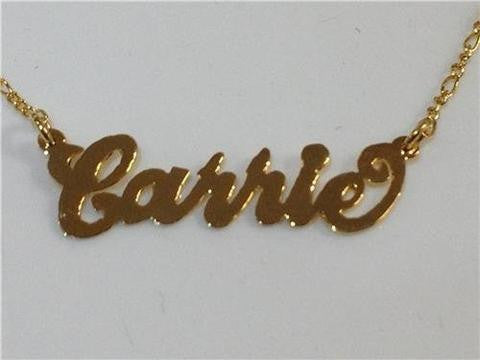 14k Gold Overlay Personalized Any Name Necklace /b7/ Jewelry Woxpa Woxpa - Jewelry - Woxpa - Jewelry