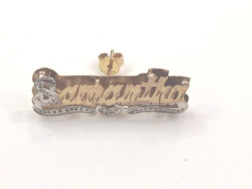 Personalized 14k Gold Overlay Double Plated Stud Name Earrings /f20/ Jewelry Woxpa Woxpa - Jewelry - Woxpa - Jewelry