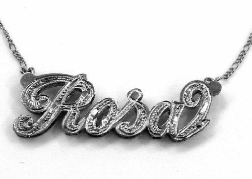 Personalized Silver 925 Double Name Necklace /c23/
