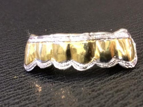 Customized 10k Gold Removable Gold Teeth / Caps / Grillz 6 Teeth /h29/  Jewelry Woxpa  Woxpa - Jewelry - Woxpa - Jewelry