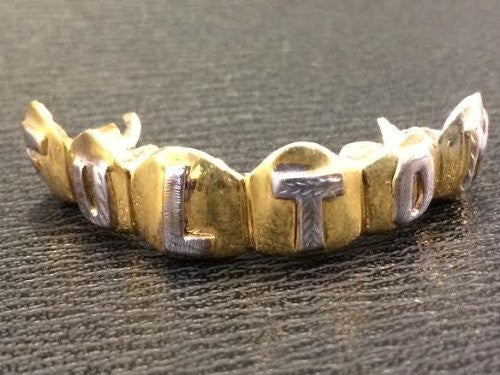 Customized 10k Gold Removable Gold Teeth / Caps / Grillz 6 Teeth /h31/  Jewelry Woxpa  Woxpa - Jewelry - Woxpa - Jewelry