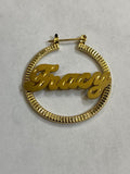Personalized baby 1" any Name Hoop Earring /a1